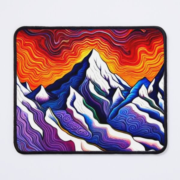 Item preview, Sunset at the snowy mountains designed and sold by George Hutton Hunter.