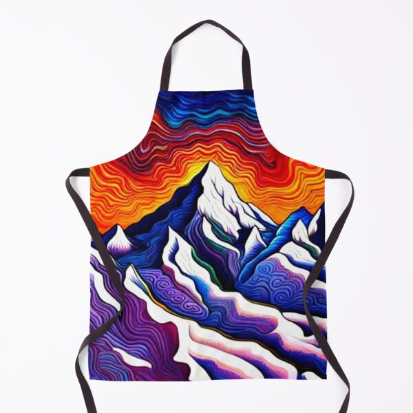 Item preview, Sunset at the snowy mountains designed and sold by George Hutton Hunter.