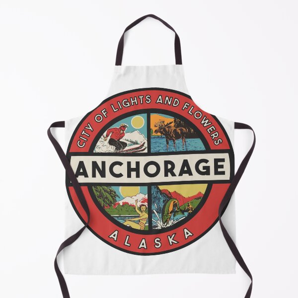 Item preview, Anchorage Alaska Vintage Style Decal designed and sold by Decal Mania.