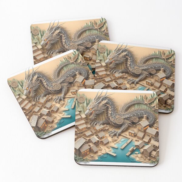 Item preview, Dragon in The Village designed and sold by tilmizart.