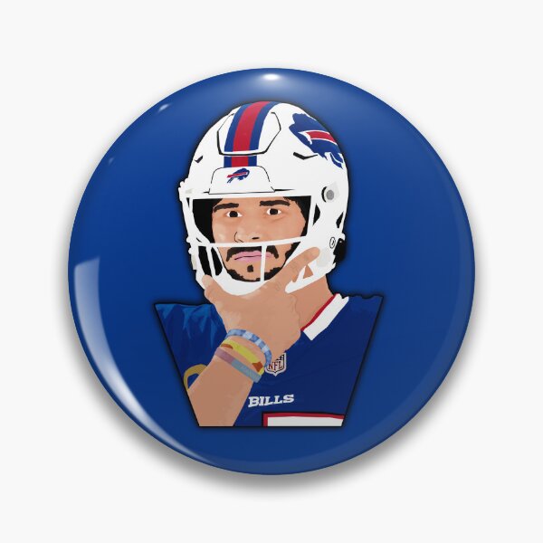 Item preview, Josh Allen thinking face emoji designed and sold by Autumn8389.