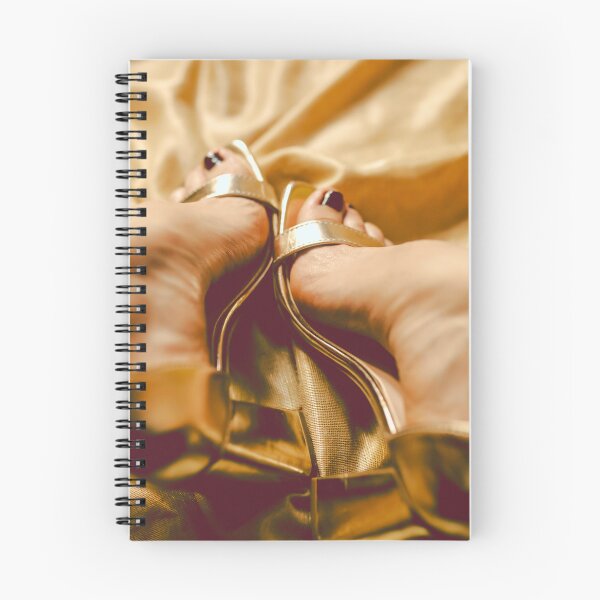Item preview, Feet in golden high heels designed and sold by FeetArt888.