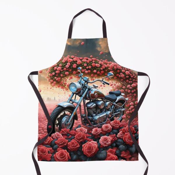 Artikelvorschau, Welle aus Rosen über dem Motorrad entworfen und verkauft von Marcu Ioachim.