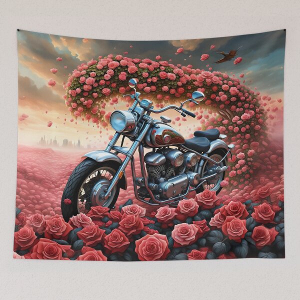 Item preview, Wave of roses over the motorcycle designed and sold by Marcu Ioachim.