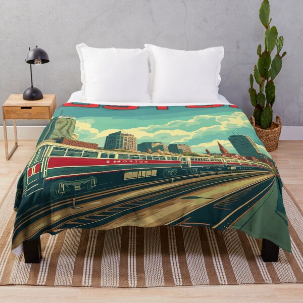 Item preview, Boston City Art Vintage Boston Poster designed and sold by nomiraclehere.