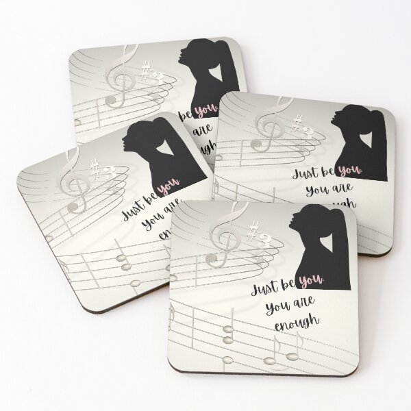 Item preview, Just Be You, You Are Enough designed and sold by BrightrDayMusicArt.