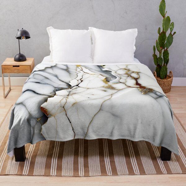 Item preview, Marble Abstract Design - Marble IMAGE PRINT ONLY - White Gray Gold Decor designed and sold by Beachy.