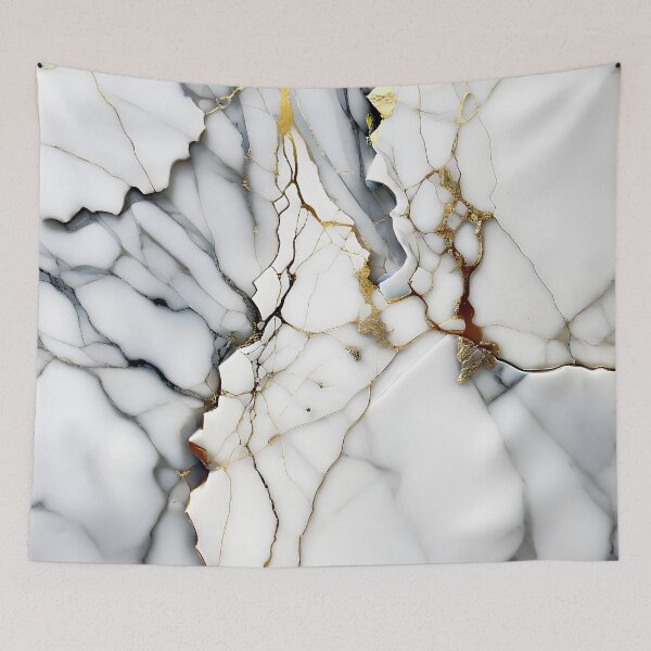 Item preview, Marble Abstract Design - Marble IMAGE PRINT ONLY - White Gray Gold Decor designed and sold by Beachy.