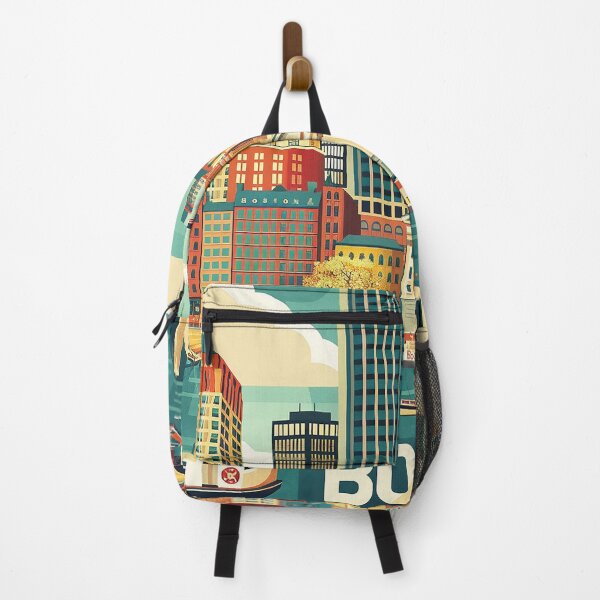 Item preview, Boston City Art Vintage Boston Poster designed and sold by nomiraclehere.