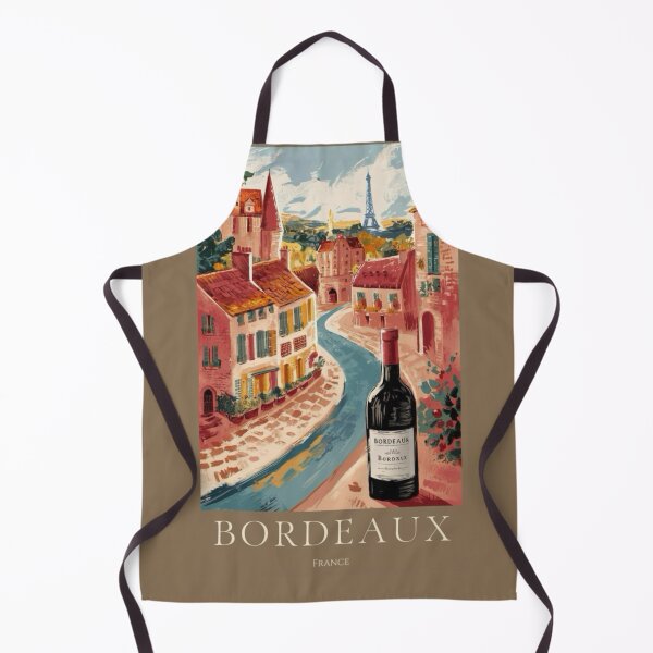 Item preview, Vintage Bordeaux France Travel Art….By Carraann designed and sold by CARRAANN.