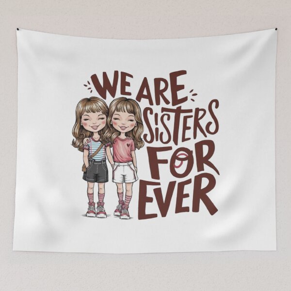 Aperçu de l'œuvre We are sisters for ever créée et vendue par DesignNadine.