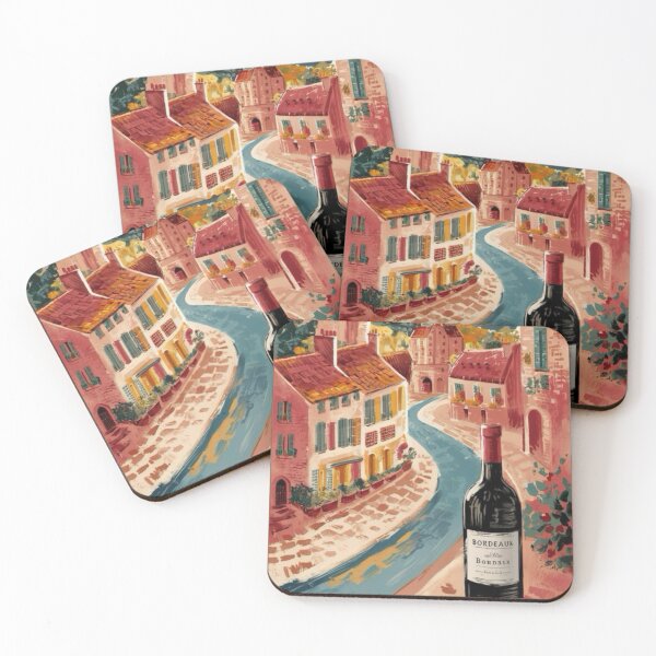 Item preview, Vintage Bordeaux France Travel Art….By Carraann  designed and sold by CARRAANN.