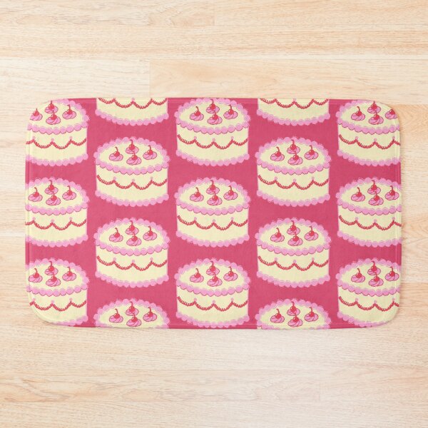 Item preview, White & Pink Vintage Cake designed and sold by Jess Schnell.