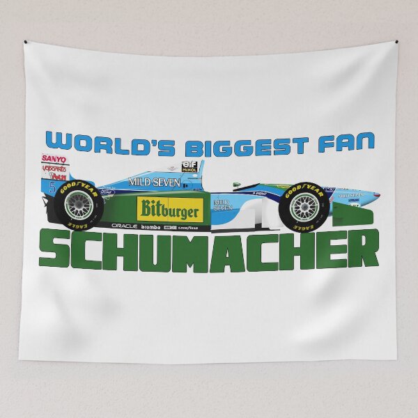 Item preview, Michael Schumacher - Benetton - World's biggest fan designed and sold by JageOwen.