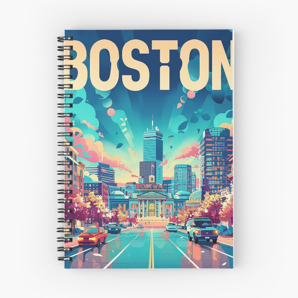 Item preview, Boston City Art Vintage Boston Poster designed and sold by nomiraclehere.