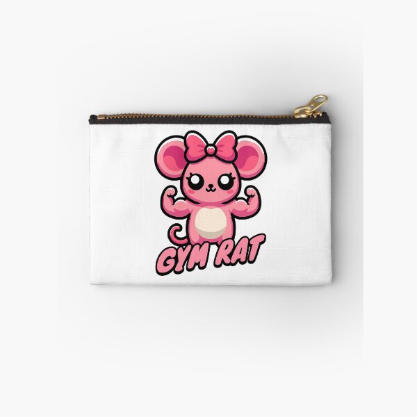 Item preview, Gymrat! Pink Girl Gym Rat For Women Lifters Pun designed and sold by PMCreative.