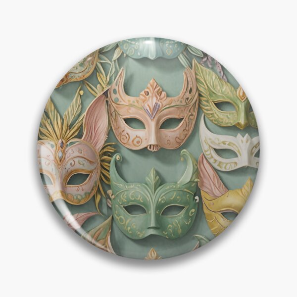 Item preview, Masquerade Dreams: Pastel Carnival Masks designed and sold by Lizetteh.