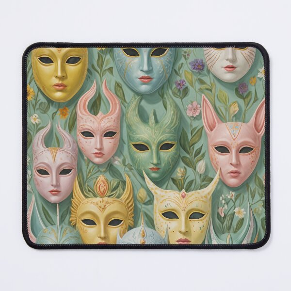 Item preview, Enchanted Masquerade: Pastel Carnival Masks designed and sold by Lizetteh.