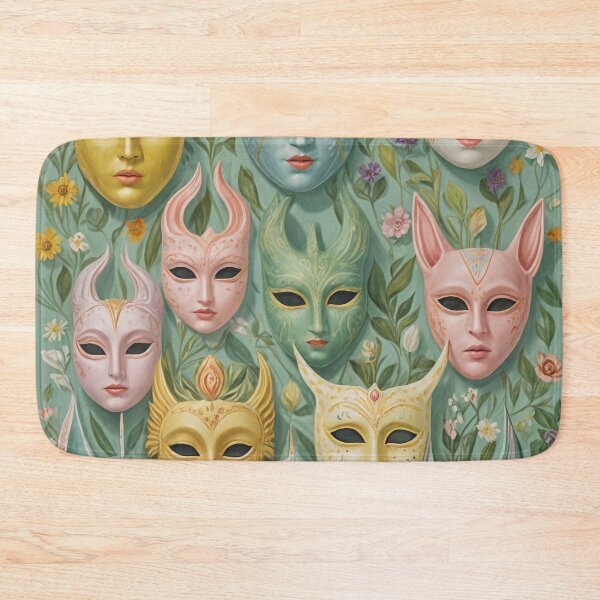 Item preview, Enchanted Masquerade: Pastel Carnival Masks designed and sold by Lizetteh.