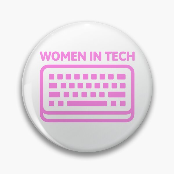Item preview, Women In Tech! Funny Pink Keyboard designed and sold by PMCreative.