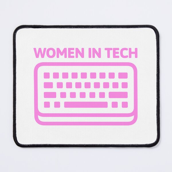 Item preview, Women In Tech! Funny Pink Keyboard designed and sold by PMCreative.