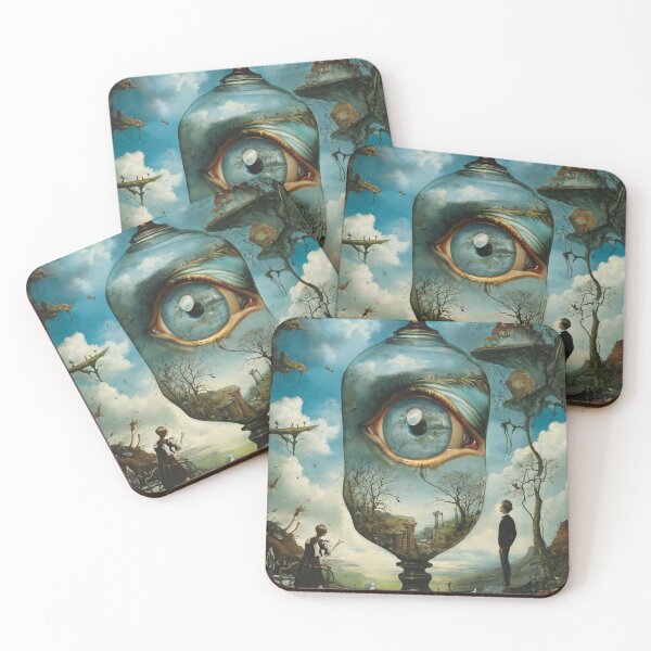 Item preview, looking glass, the reverse side of the mirror, art designed and sold by DonnaBlankaArt.