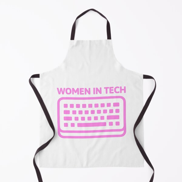 Item preview, Women In Tech! Funny Pink Keyboard designed and sold by PMCreative.