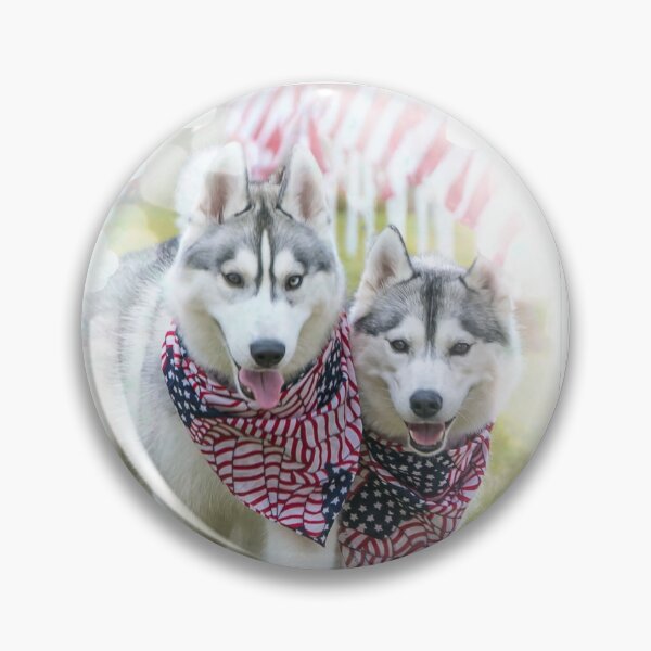 Item preview, 4th of July Huskies designed and sold by May Finch.