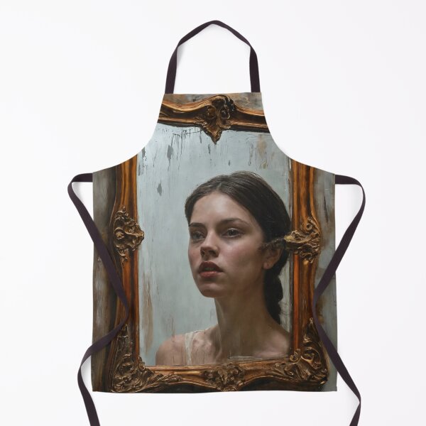Item preview, looking glass, the reverse side of the mirror, art designed and sold by DonnaBlankaArt.