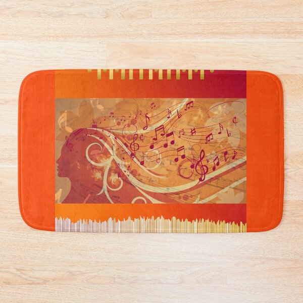 Item preview, Music Everywhere In Her Hair designed and sold by BrightrDayMusicArt.