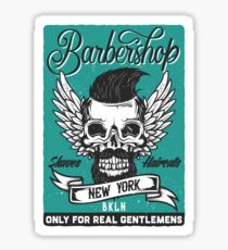 Barber Shop New York Sticker