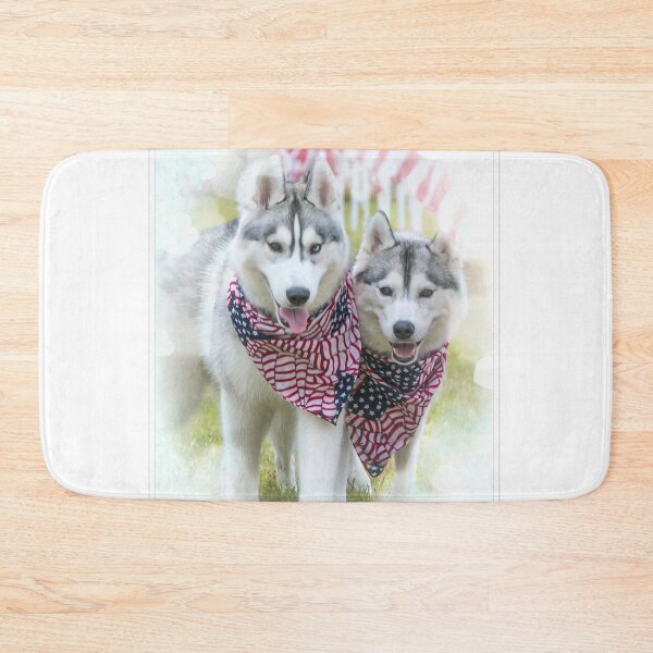 Item preview, 4th of July Huskies designed and sold by May Finch.