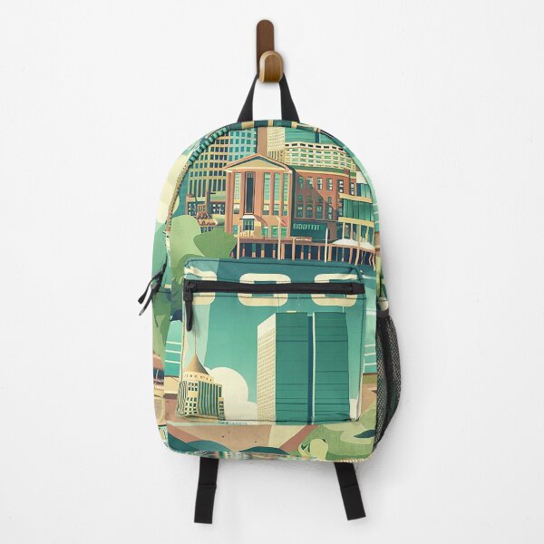 Item preview, Boston City Art Vintage Boston Poster designed and sold by nomiraclehere.