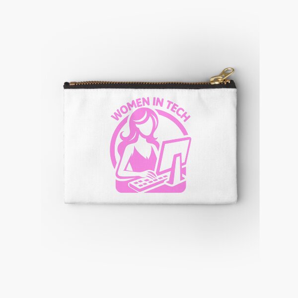 Item preview, Women In Tech! Funny Pink Computer designed and sold by PMCreative.