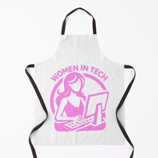 Item preview, Women In Tech! Funny Pink Computer designed and sold by PMCreative.
