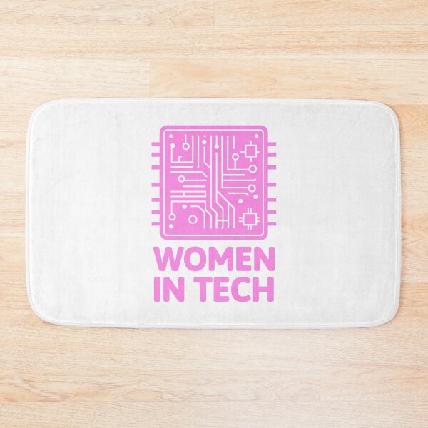Item preview, Women In Tech! Funny Pink Micro Chip designed and sold by PMCreative.