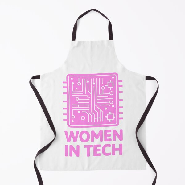 Artikelvorschau, Frauen in der Technik! Lustiger rosa Mikrochip entworfen und verkauft von PMCreative.