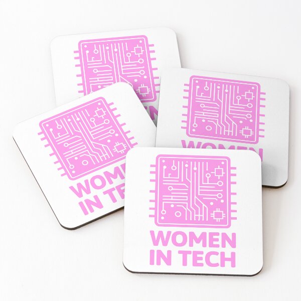 Item preview, Women In Tech! Funny Pink Micro Chip designed and sold by PMCreative.
