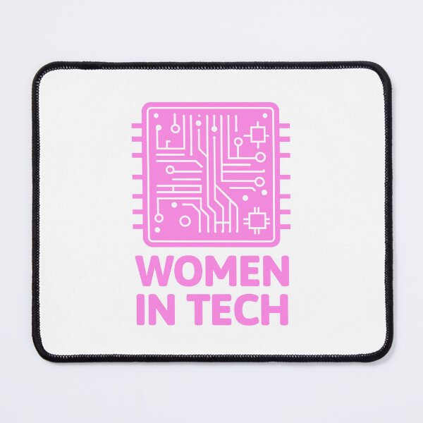 Item preview, Women In Tech! Funny Pink Micro Chip designed and sold by PMCreative.