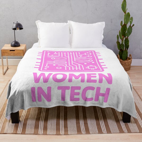Item preview, Women In Tech! Funny Pink Micro Chip designed and sold by PMCreative.
