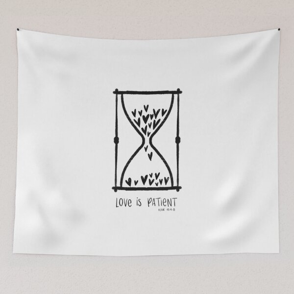 Item preview, Love is patient  designed and sold by dudaoliveira.art.
