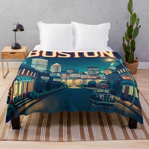 Item preview, Boston City Art Vintage Boston Poster designed and sold by nomiraclehere.