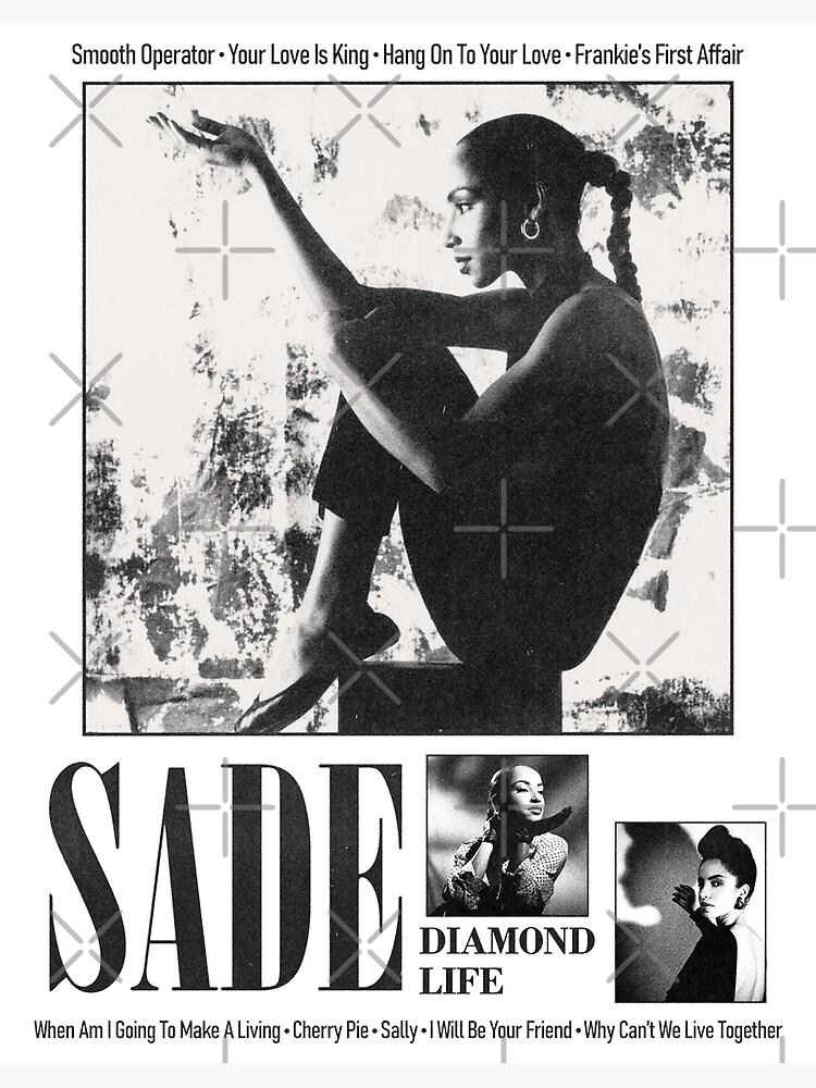 Sade - Diamond Life Album Poster | Vintage Music Wall Art - Etsy