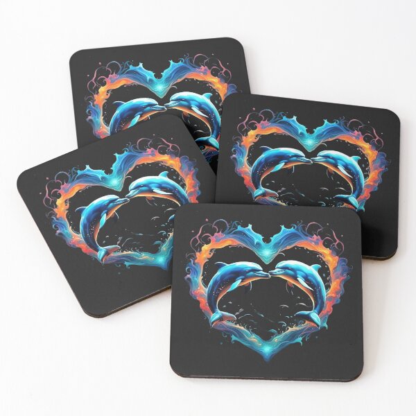 Item preview, Dolphins jumping designed and sold by JackFreestone.