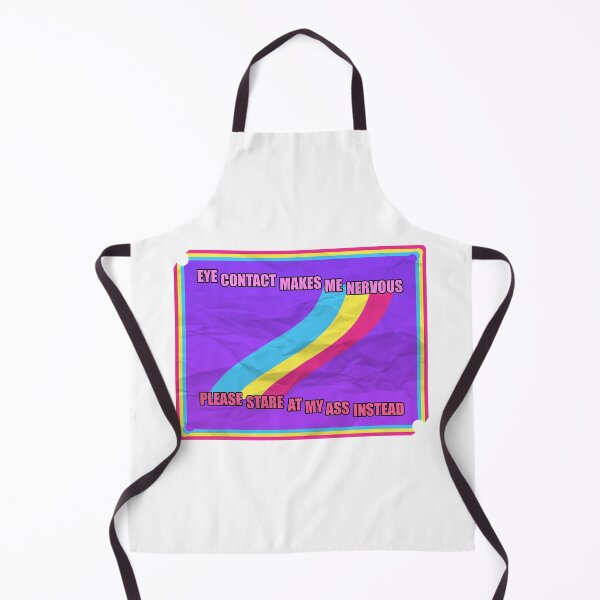 Item preview, Funny Eye Contact Pansexual Pride Gay Neurodivergent designed and sold by TeamSuperBlood.