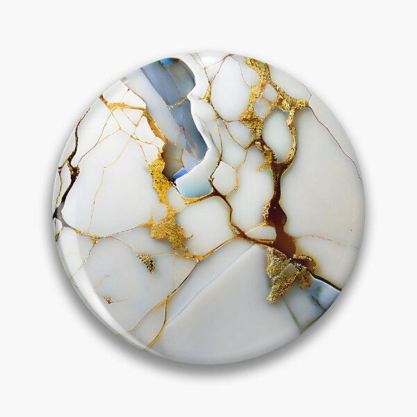 Item preview, Marble Abstract Design - Marble IMAGE PRINT ONLY - White Navy Gold Decor designed and sold by Beachy.