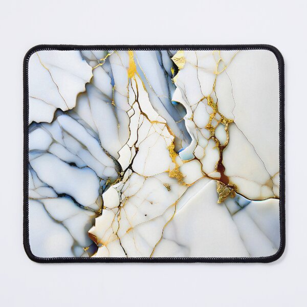 Item preview, Marble Abstract Design - Marble IMAGE PRINT ONLY - White Navy Gold Decor designed and sold by Beachy.