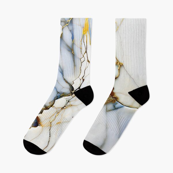 Item preview, Marble Abstract Design - Marble IMAGE PRINT ONLY - White Navy Gold Decor designed and sold by Beachy.