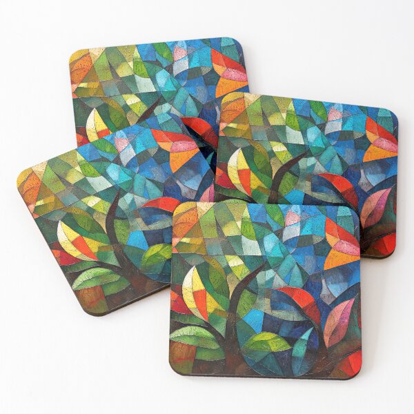 Item preview, Foliage - Cubism designed and sold by KootenayDesigns.
