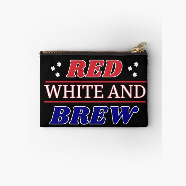 Item preview,  Red White and Brew 4th of July Typographic US Independency Funny  Design designed and sold by Raise2Shine.